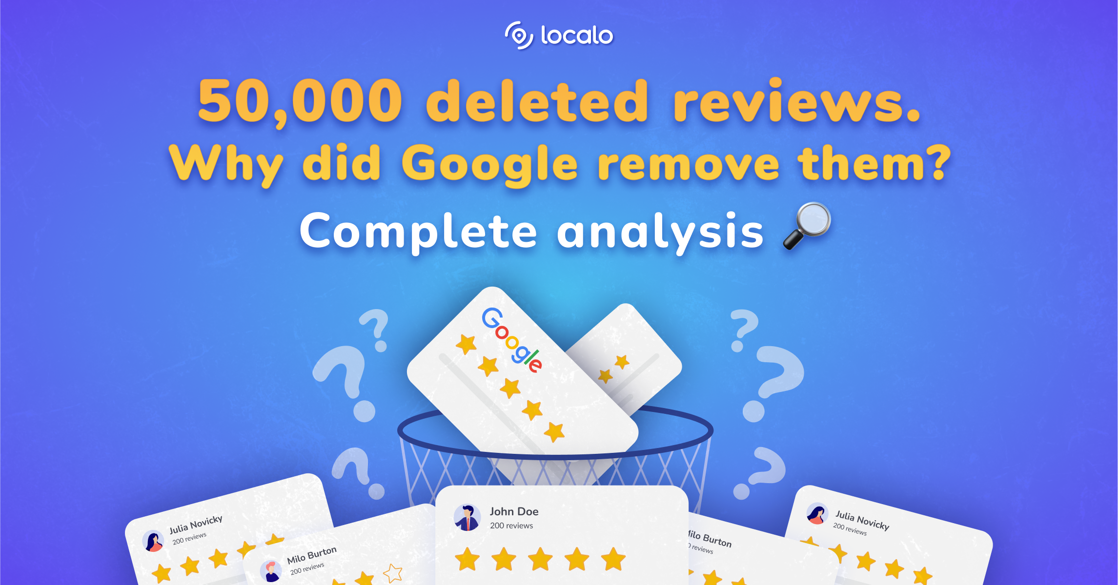 Analysis of 50,000 Deleted Reviews on Google: Patterns, Trends, and Key Takeaways