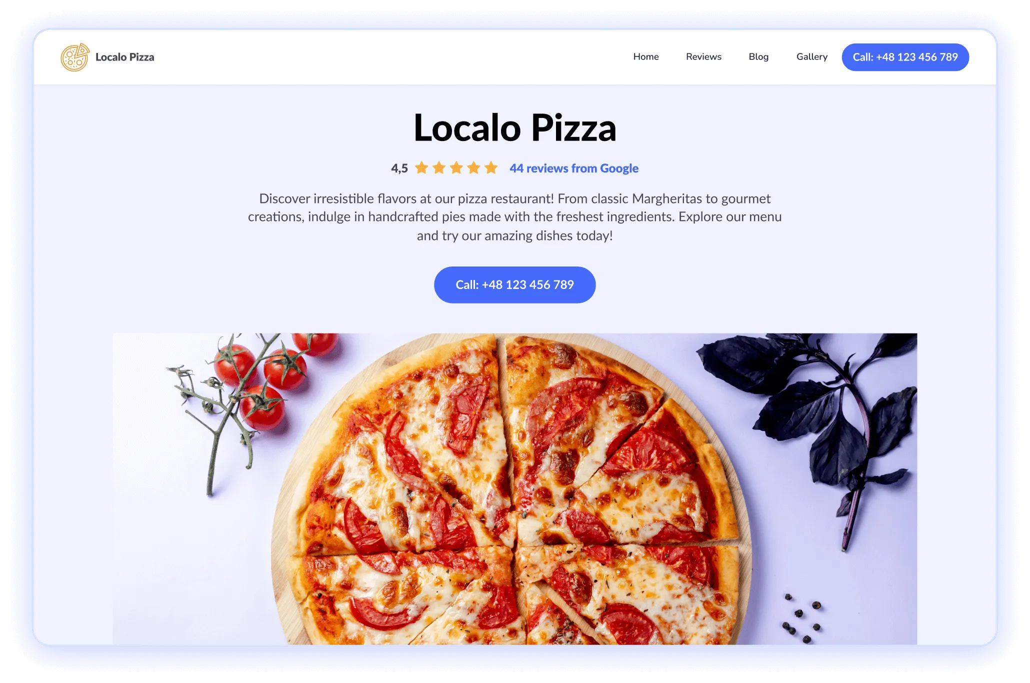 localo site - landing page builder