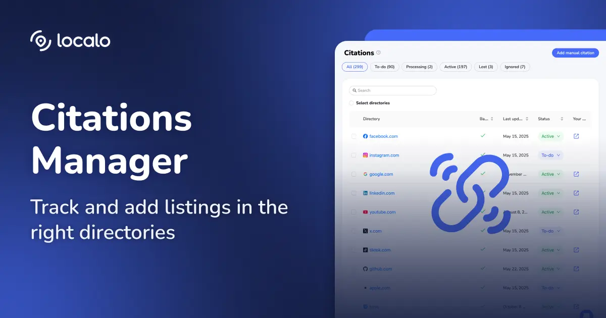 Citations Manager — Local Citation Management Software