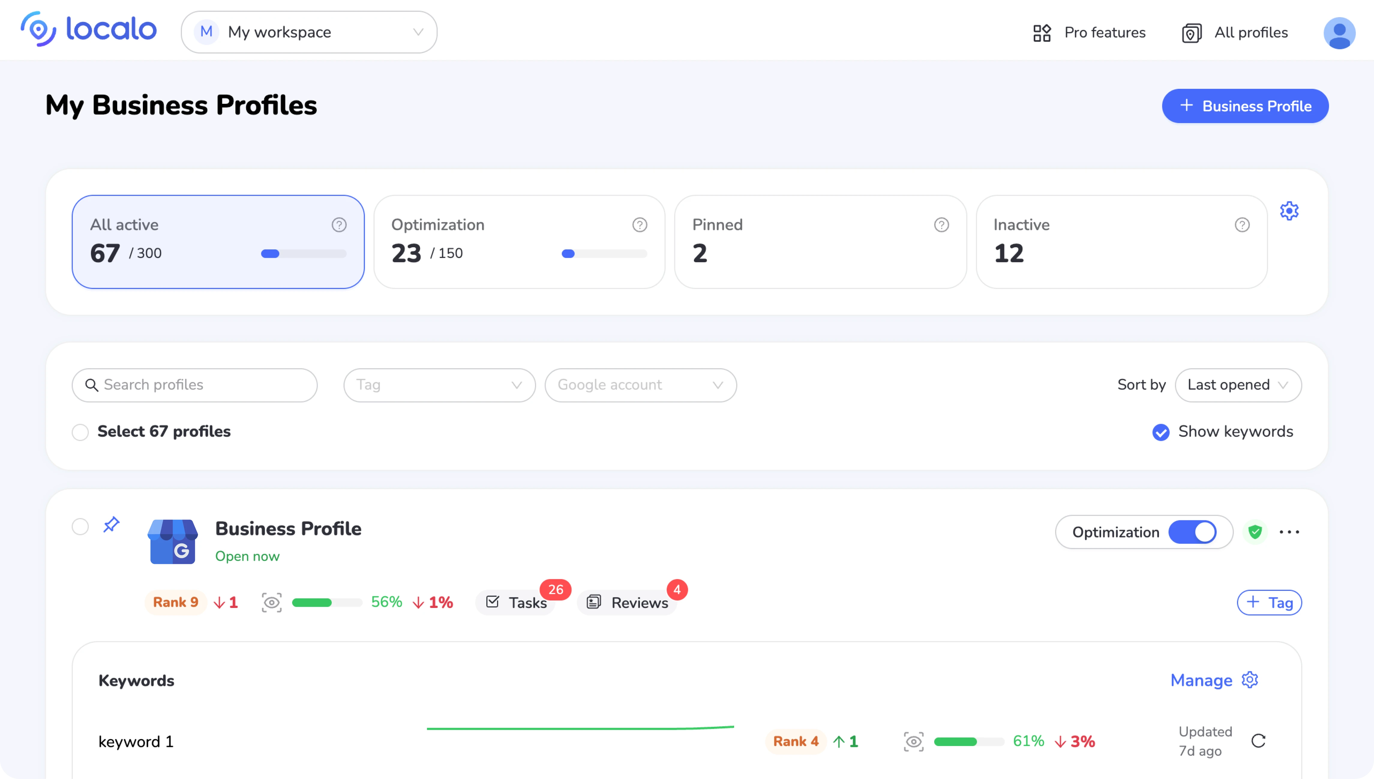 Localo ist die beste Local SEO Software für Agenturen