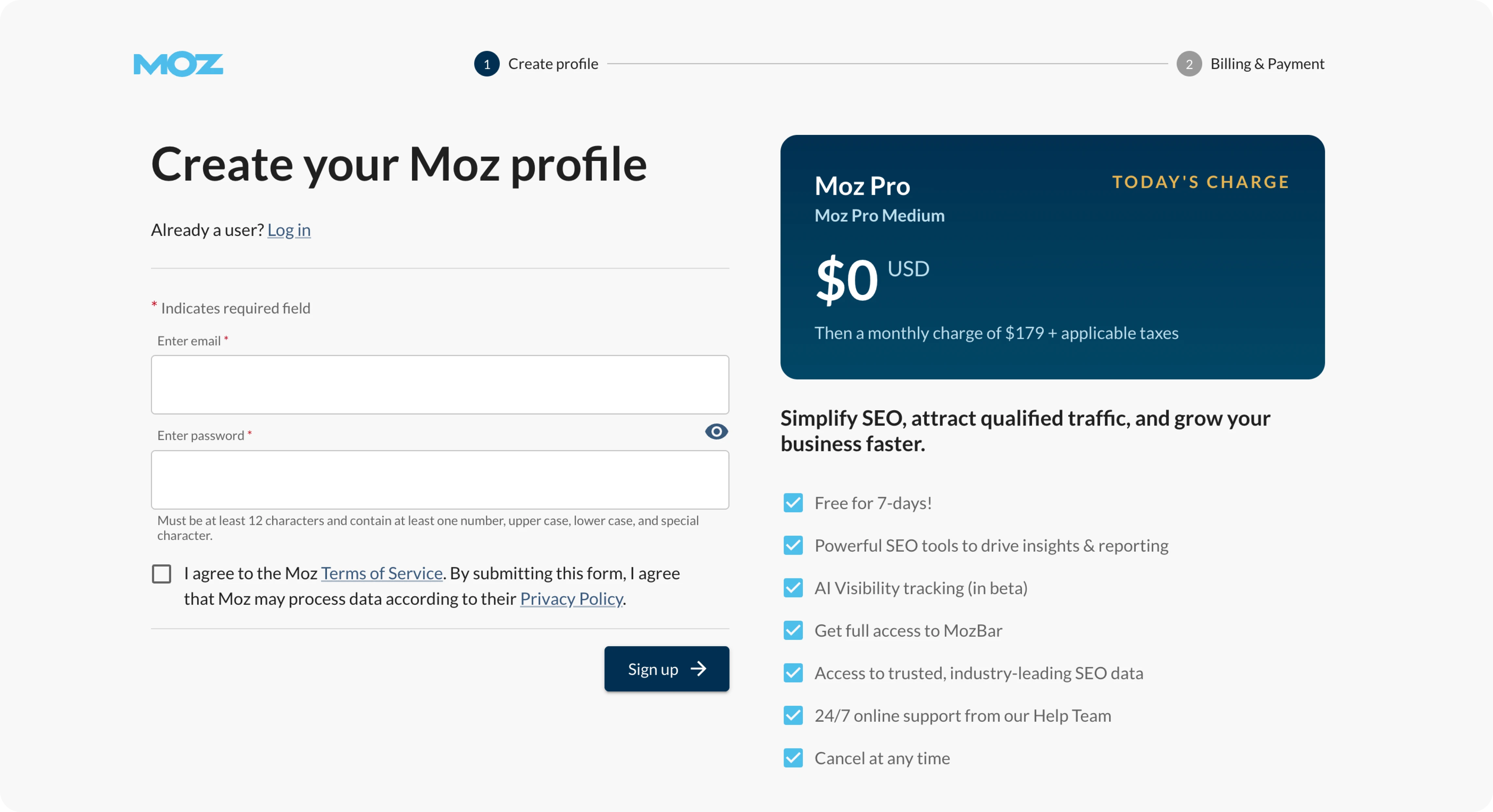 Kostenlose Testversion von Moz kann schnell teuer werden