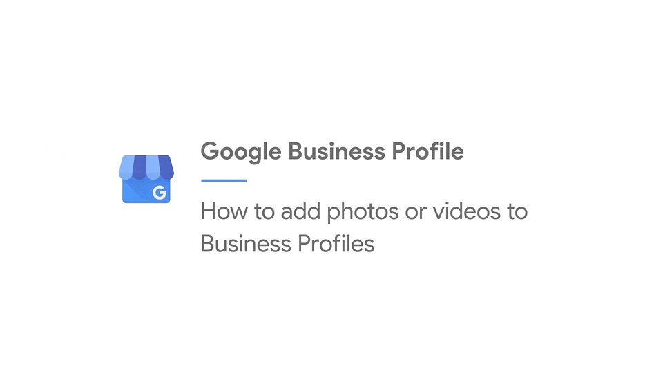 how to upload photos to your Google business profile