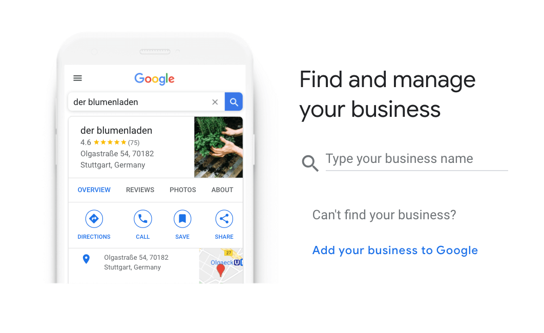 comprueba si ya tienes un perfil de empresa en google