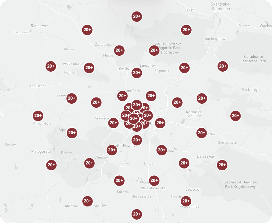 Carte de position avant