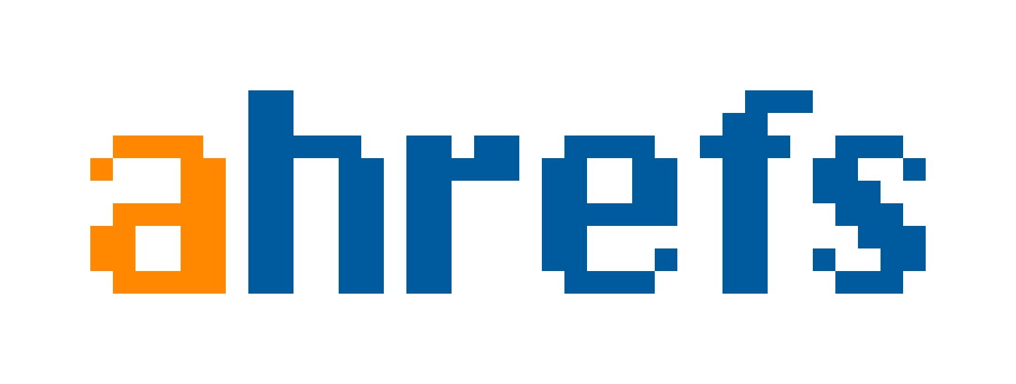 Ahrefs - logo narzędzia marketingu cyfrowego 