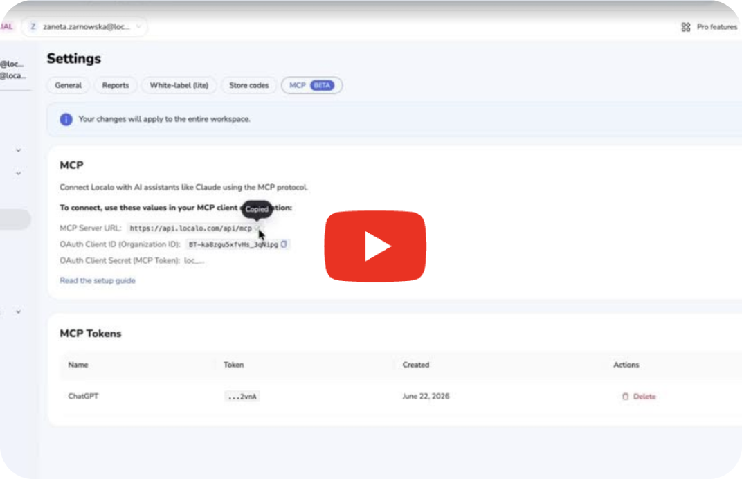 MCP setup walkthrough